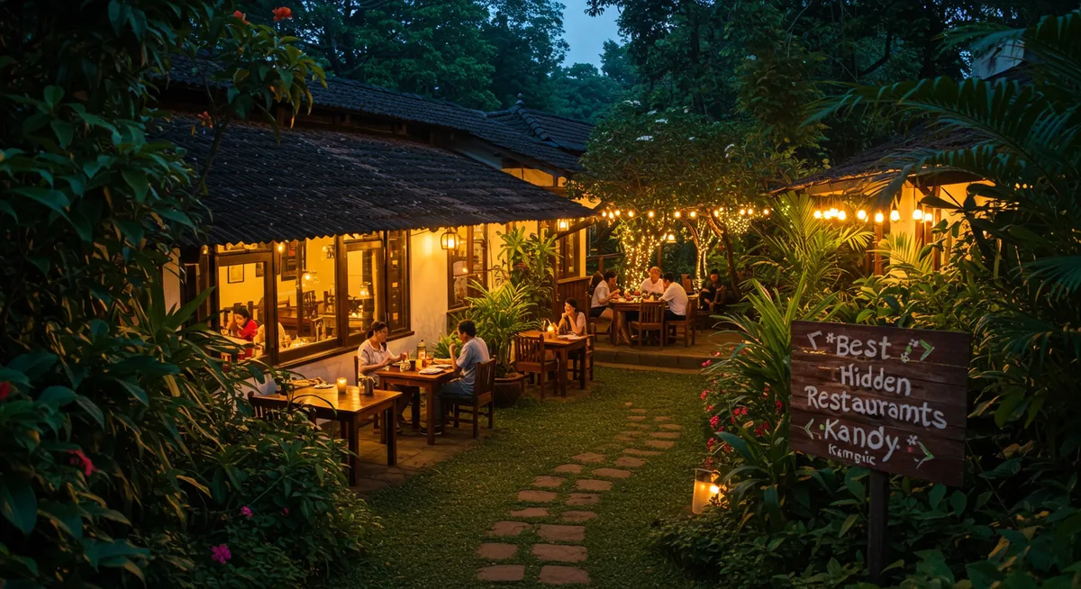 Best Hidden Restaurants Kandy: A Culinary Journey