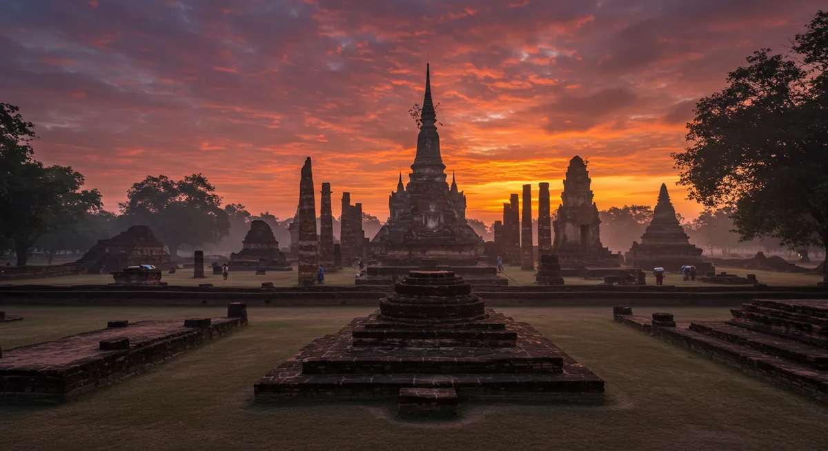 Best Sunrise Sunset Spots in Sukhothai (Non-Park)