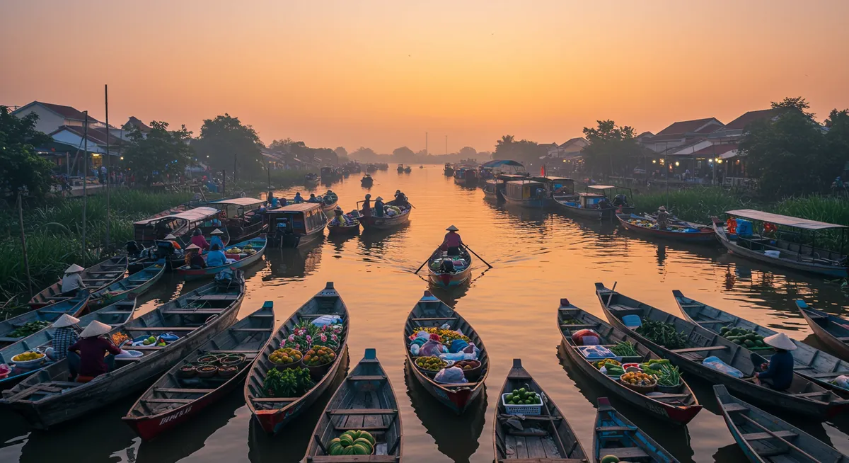 Chau Doc Floating Market: Pre-Dawn Experience
