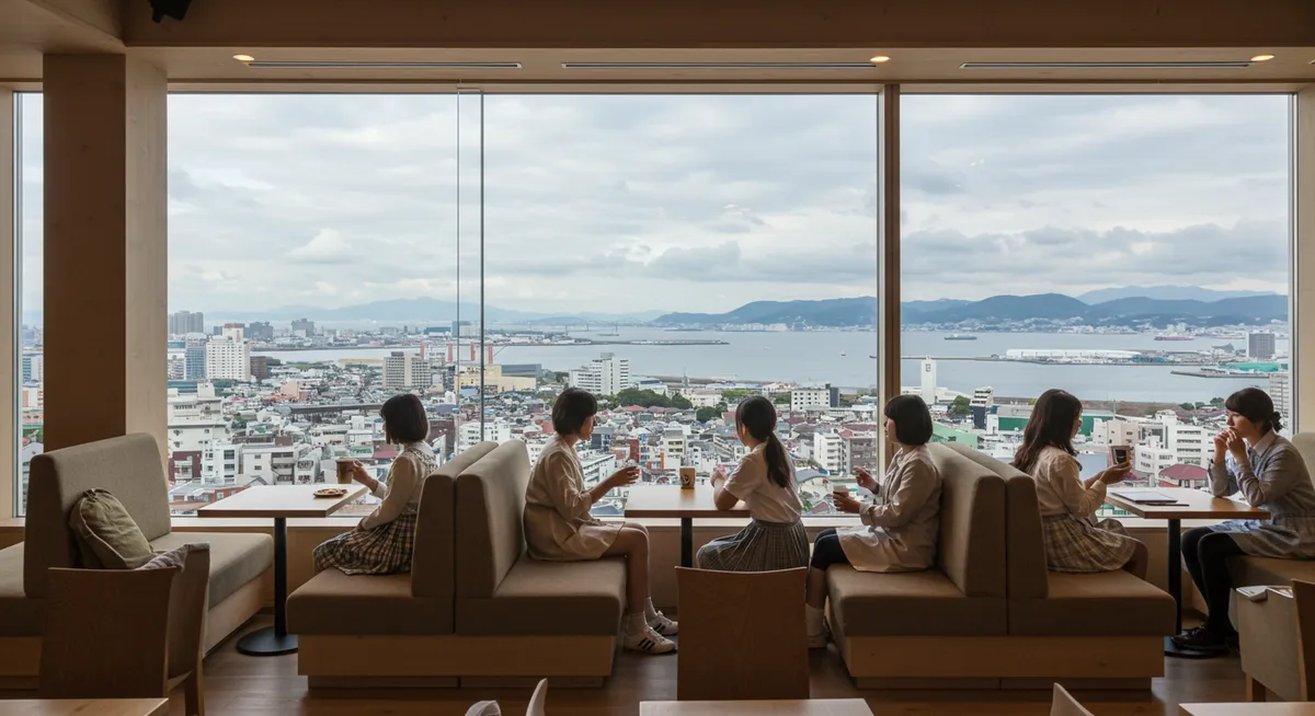 Fukuoka's Hidden Cafes with Views: Scenic Sips Guide