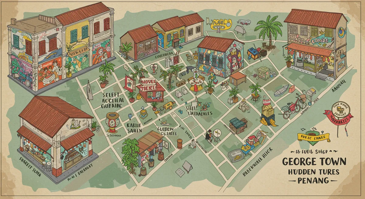 George Town Street Art Map: Discover Hidden Gems