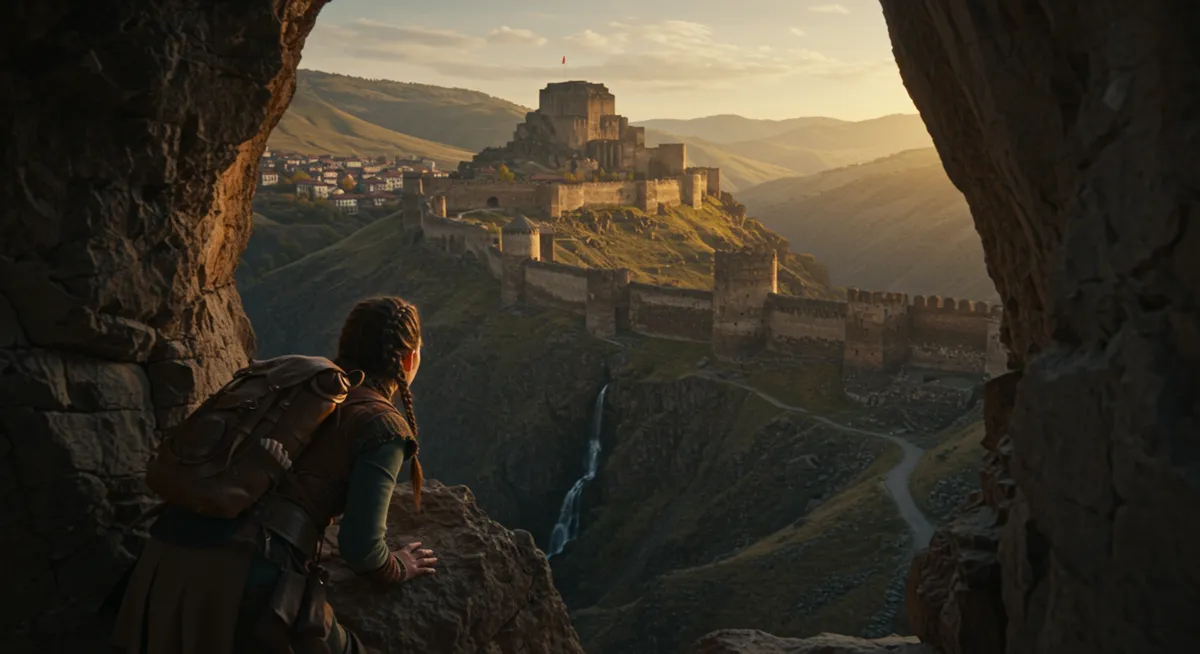 Hidden Viewpoints Around Kars Castle