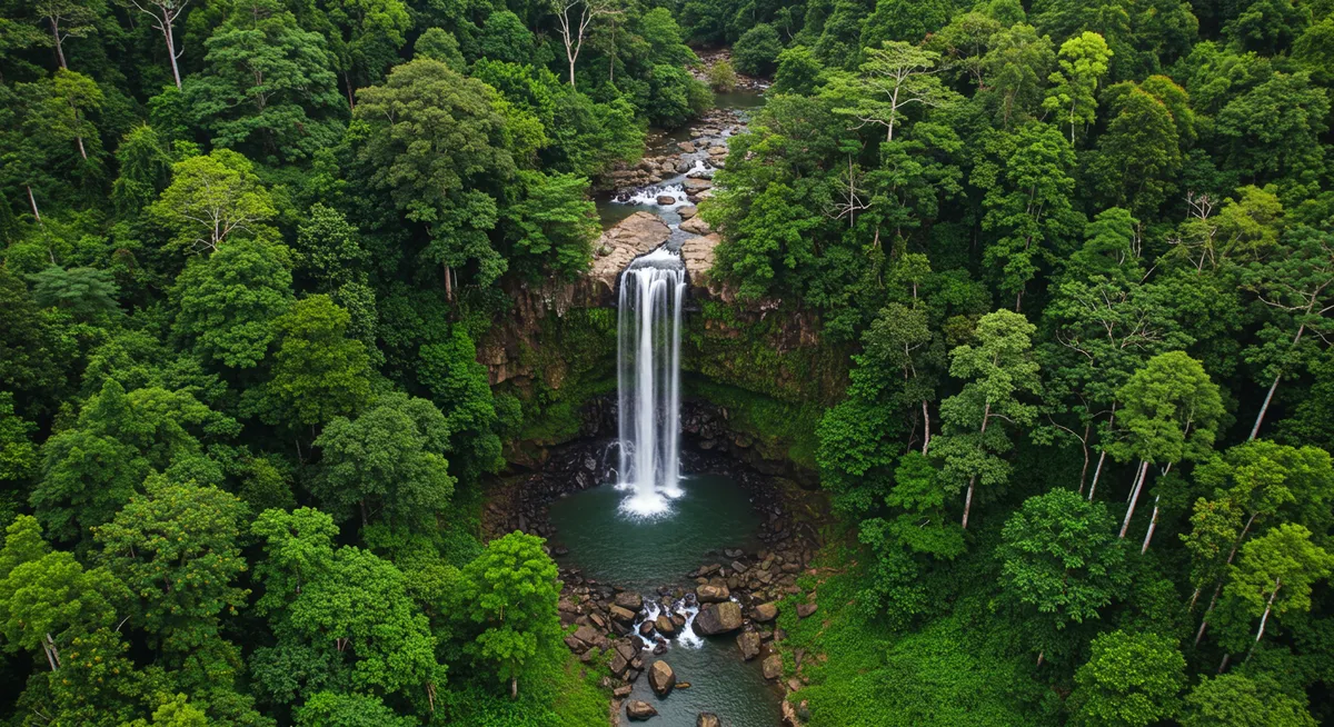 Hidden Waterfalls Near Kampot Cambodia