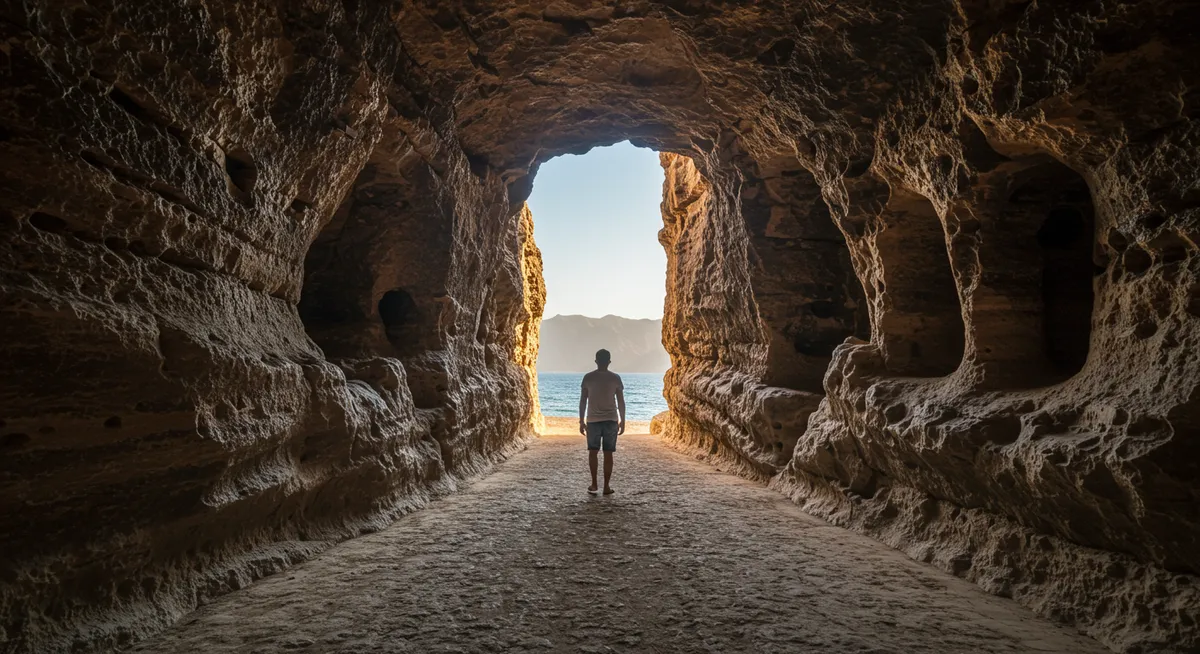 How to Find Hidden Caves in Khasab, Oman