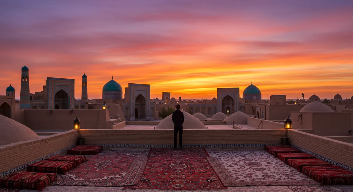 Khiva Rooftop Sunset Spots Without Crowds