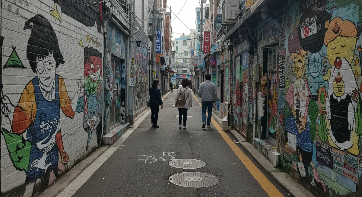 Discover Mokpo's Vibrant Street Art Alleys