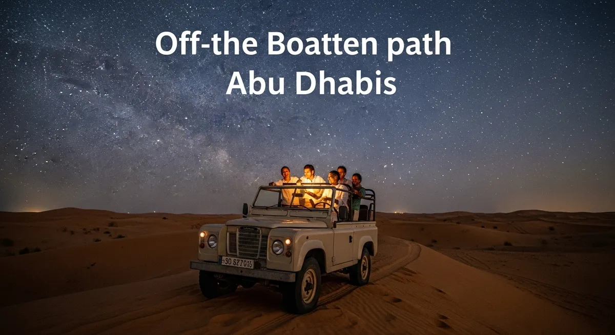 Off-the-Beaten-Path Desert Safaris in Abu Dhabi