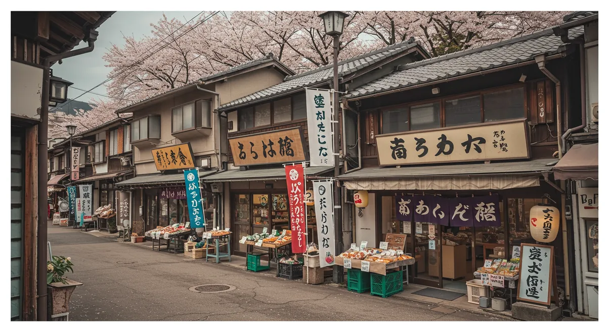 Explore Sakurano Baba Johsaien Local Shops