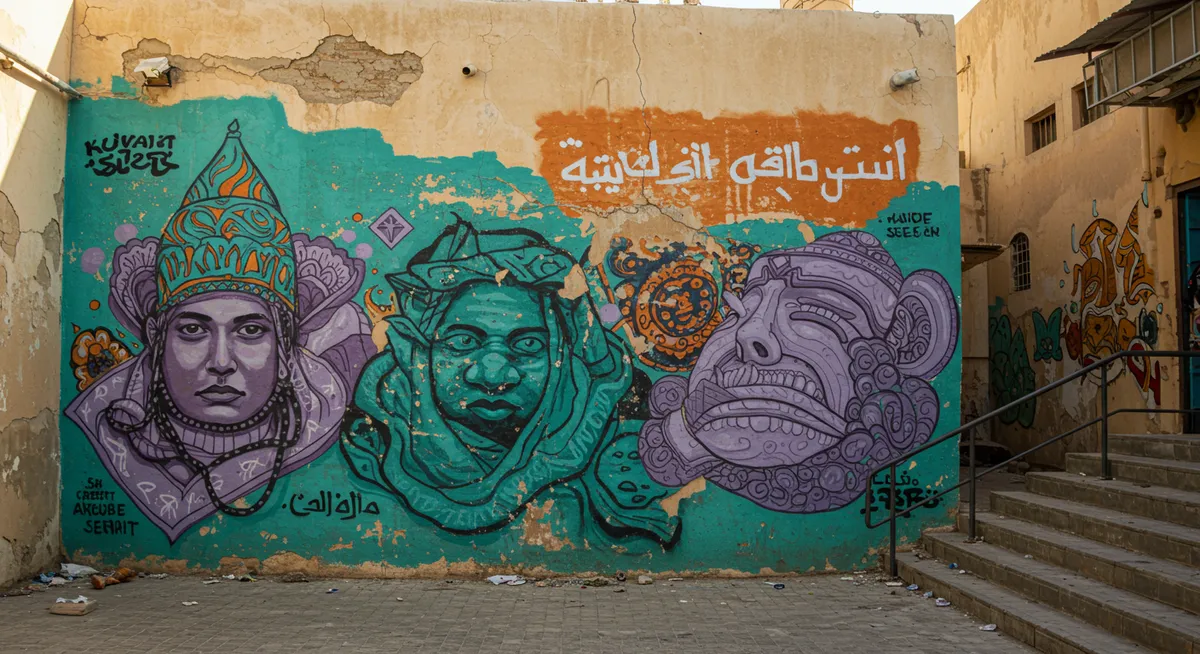 Secret Street Art Spots: Kuwait City's Hidden Canvases