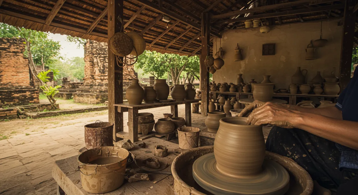 Sukhothai Pottery Workshop: Create Art