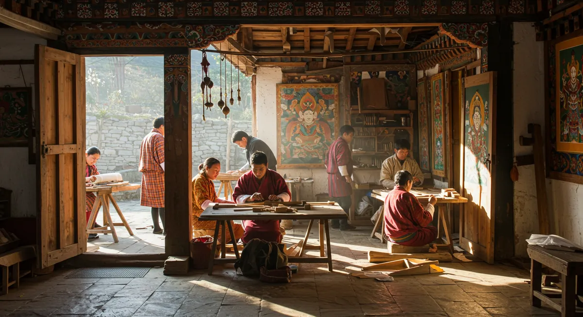 Experience Traditional Bhutanese Craft Workshops in Thimphu