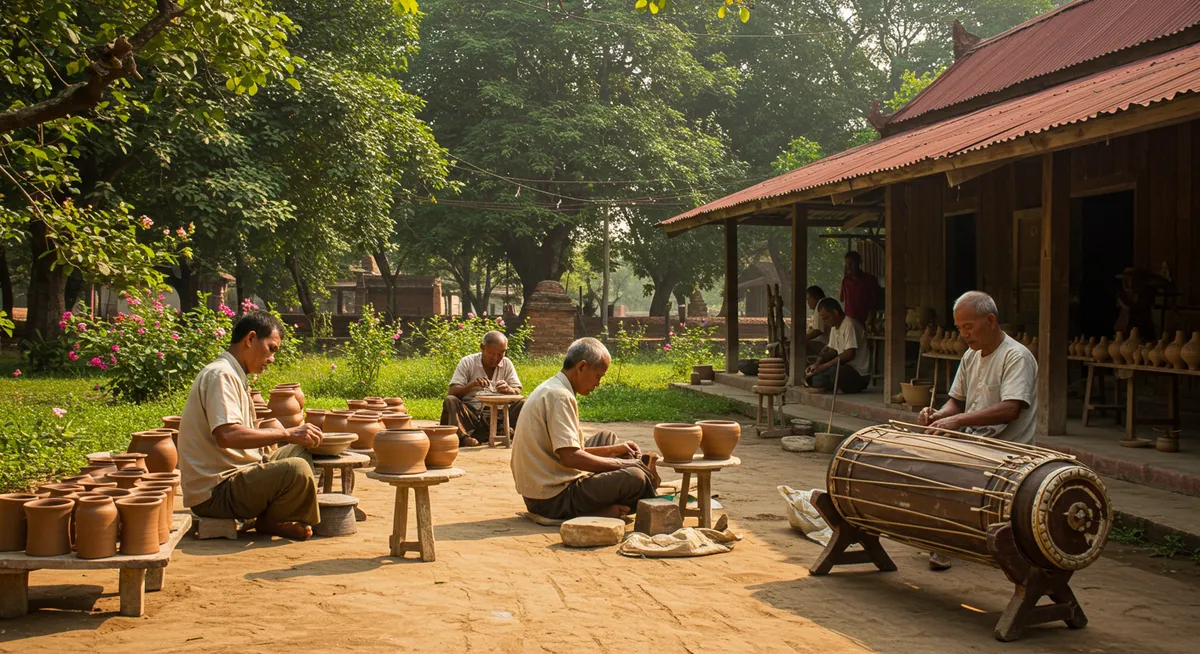Explore Traditional Burmese Craft Workshops in Mandalay