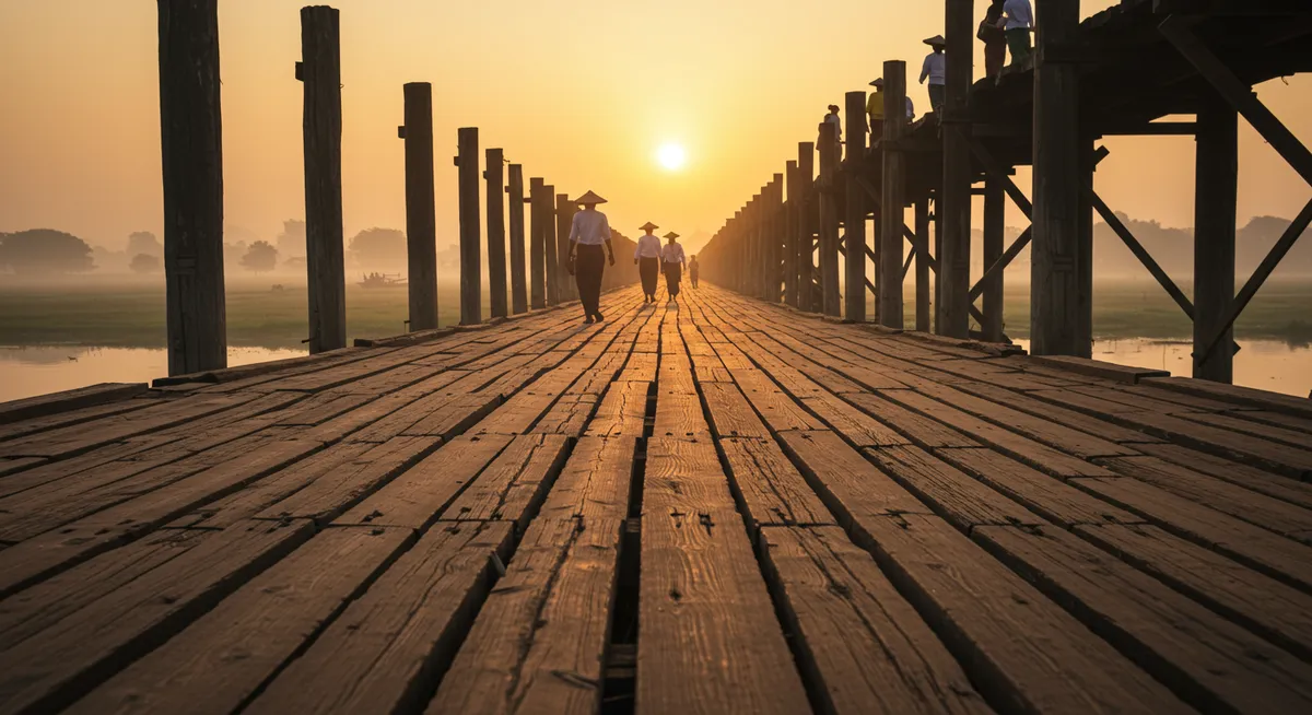 U Bein Bridge Hidden Photography Spots at Sunrise