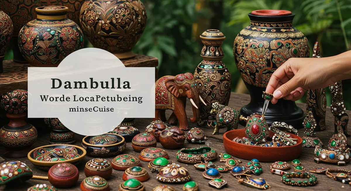Unique Dambulla Souvenirs: Local Craft Guide